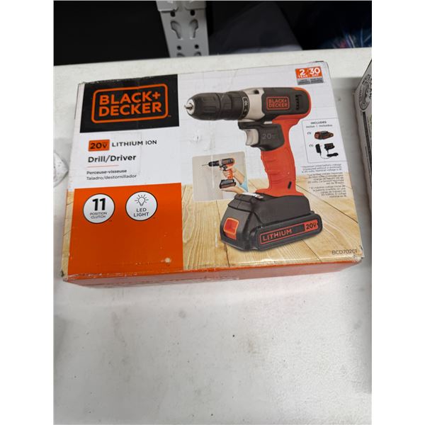 Black & Decker drill driver
