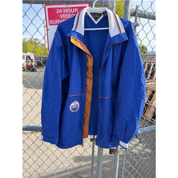 Oilers jacket size large