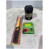 Image 1 : Lighter fuel, sticks and lantern