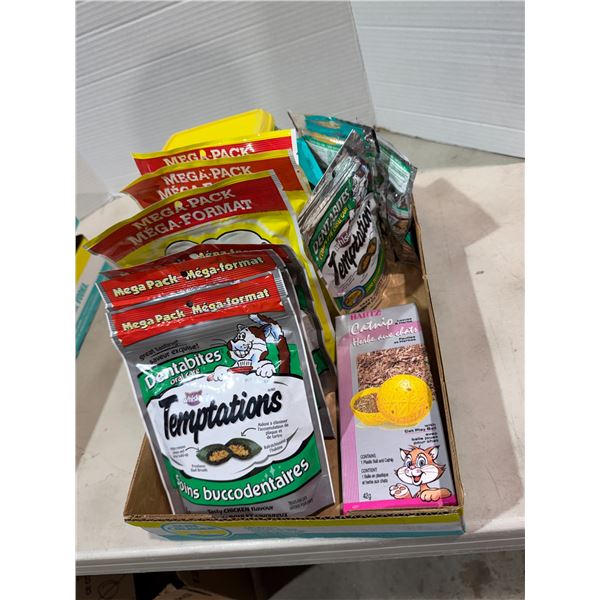 Temptations cat treats and catnip