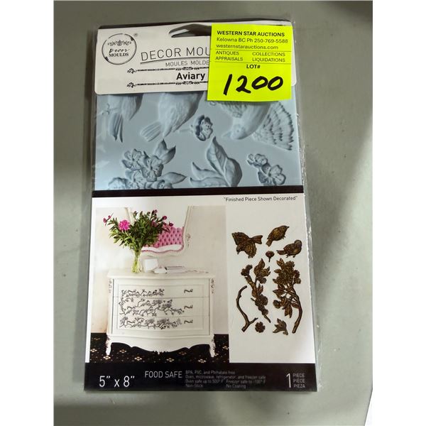 Redesign decor molds AVIARY