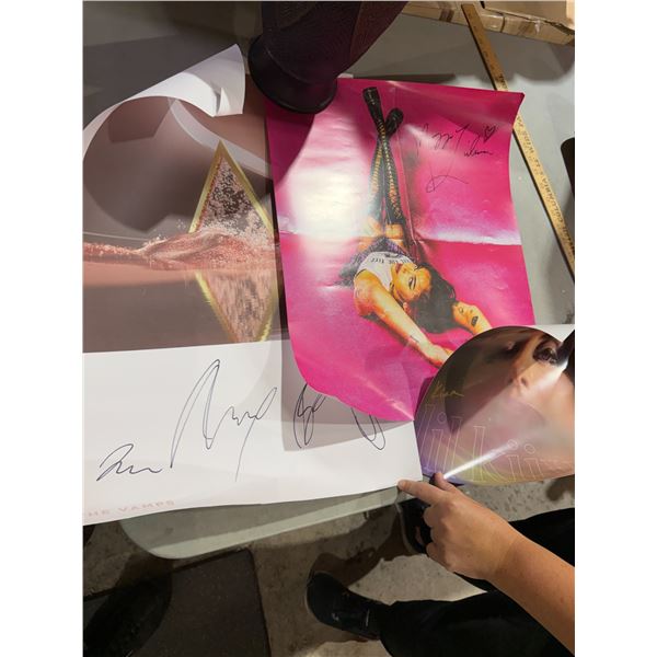 Signed posters