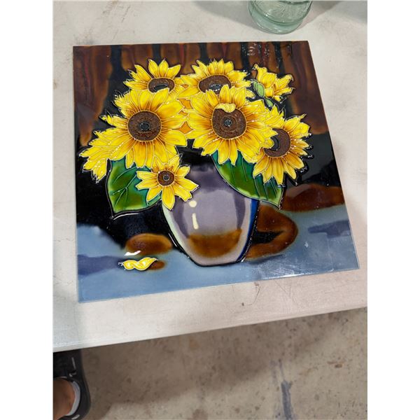 Sunflower tile  deco