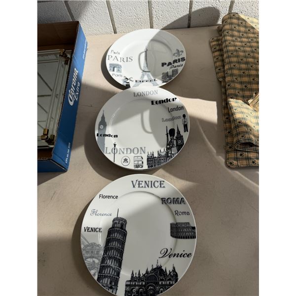 Paris plates (6)