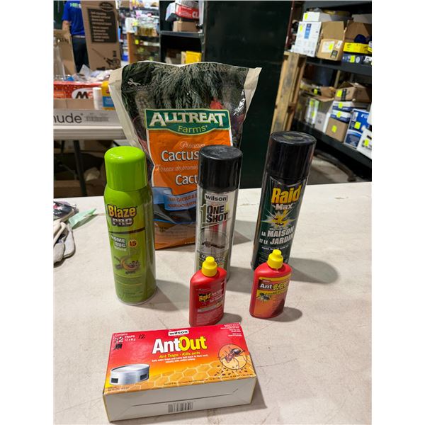 Garden and pest items