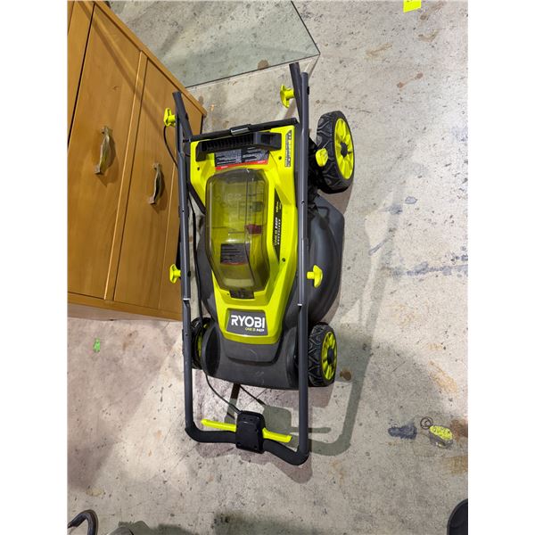 Ryobi lawnmower no batteries