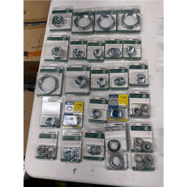 Rigid conduit, lock nuts
