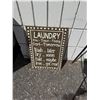 Image 1 : Laundry sign