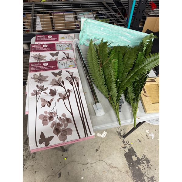 Floral wall, decor, and other home decor