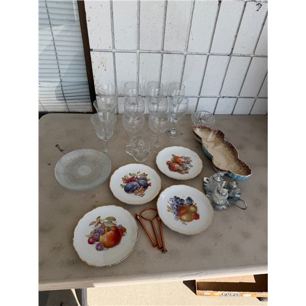 Glassware and decor
