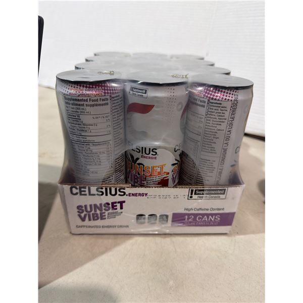 12 Celsius Sunset Vibe energy 01/2027