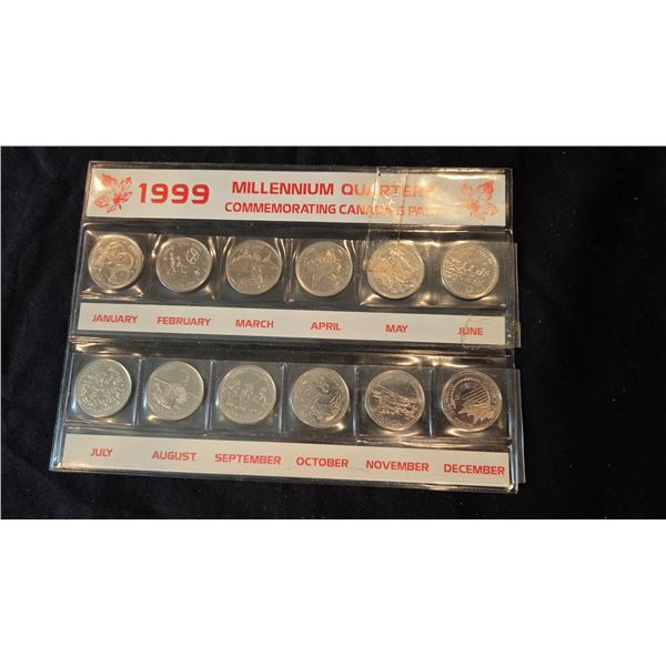 1999 Millennium quarter set