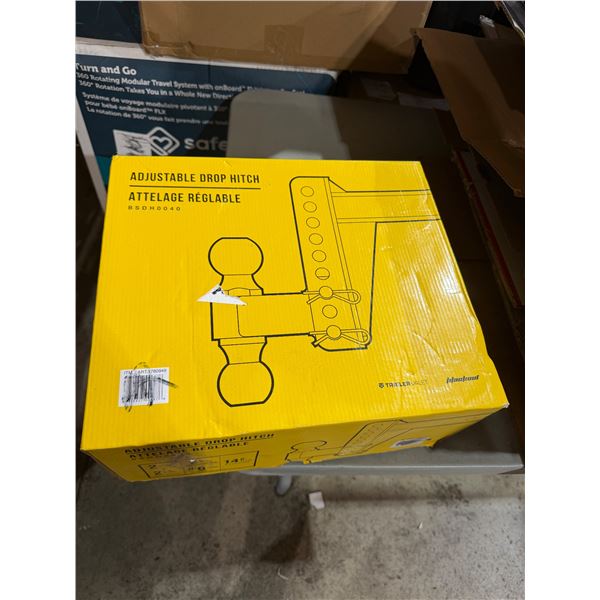 Adjustable drop hitch