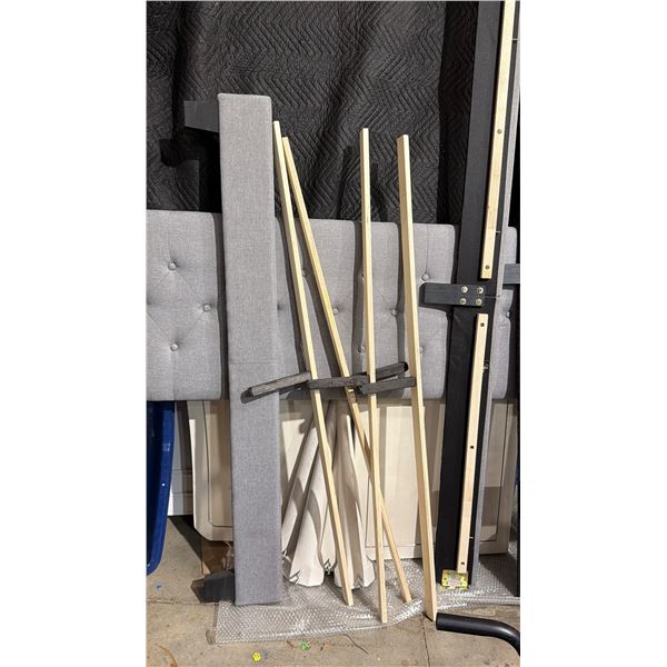 Queen headboard foot and rails