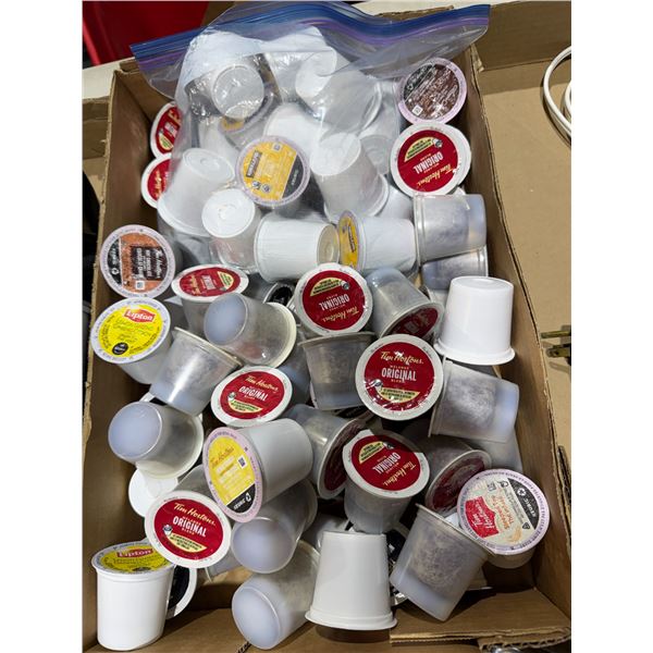 Coffee and tea pods