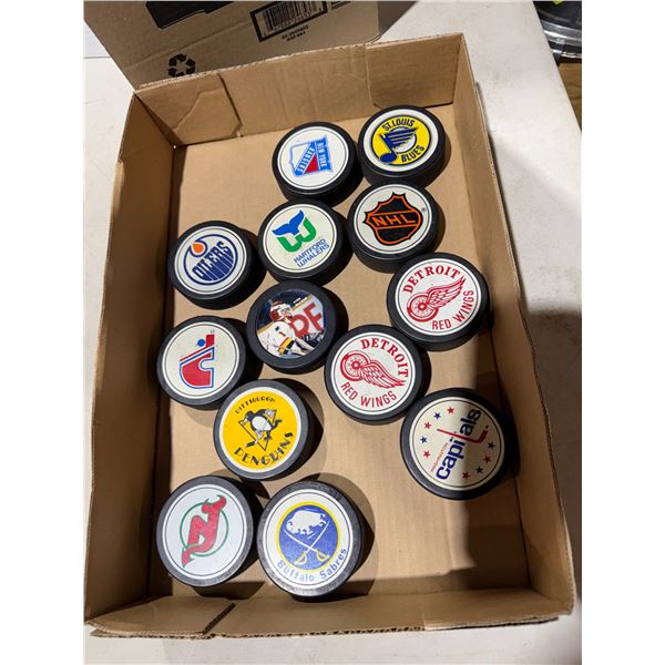 Hockey pucks