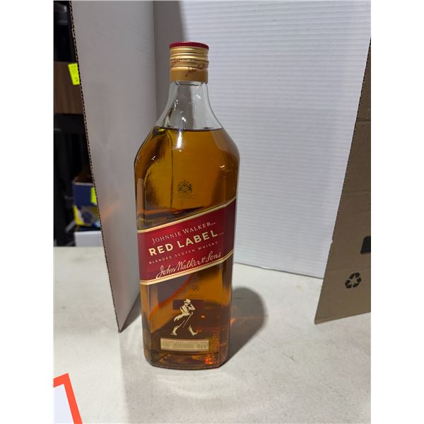 Joni Walker red label blended scotch whiskey 1.75 L must have valid ID