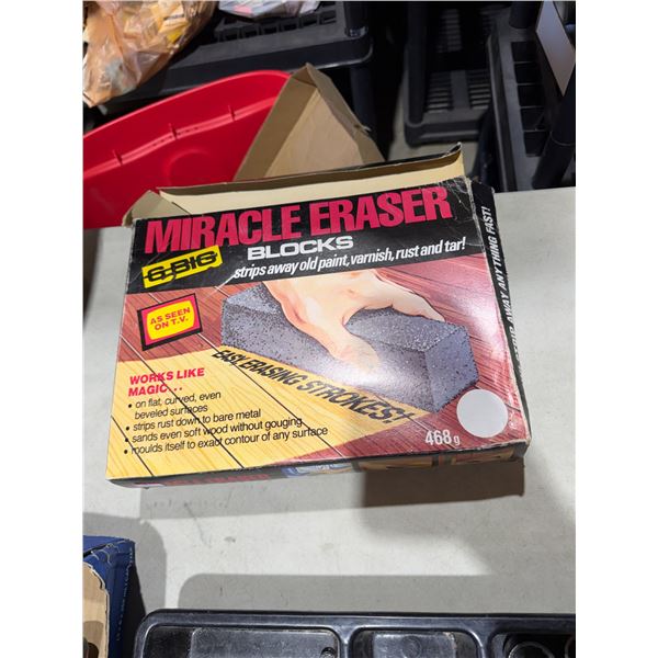 Miracle eraser blocks