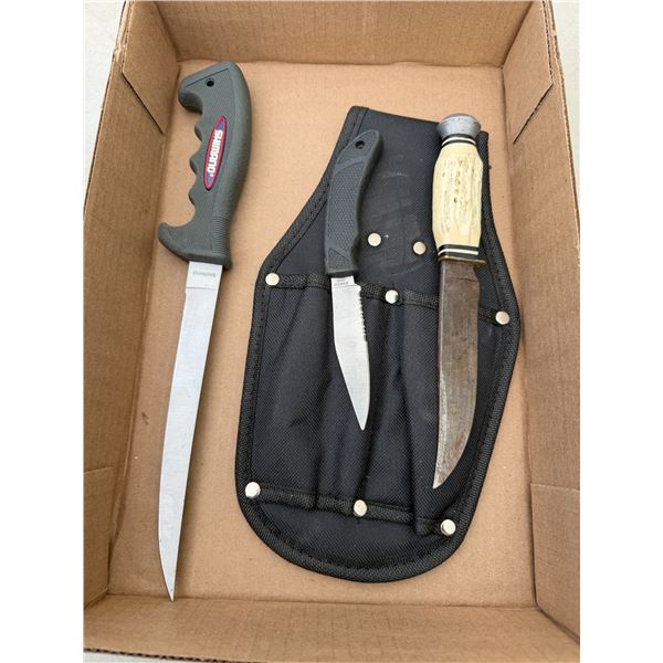 Fillet knife and other knives