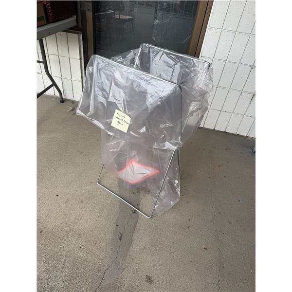 Folding bag holder