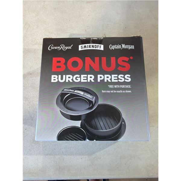 Burger press