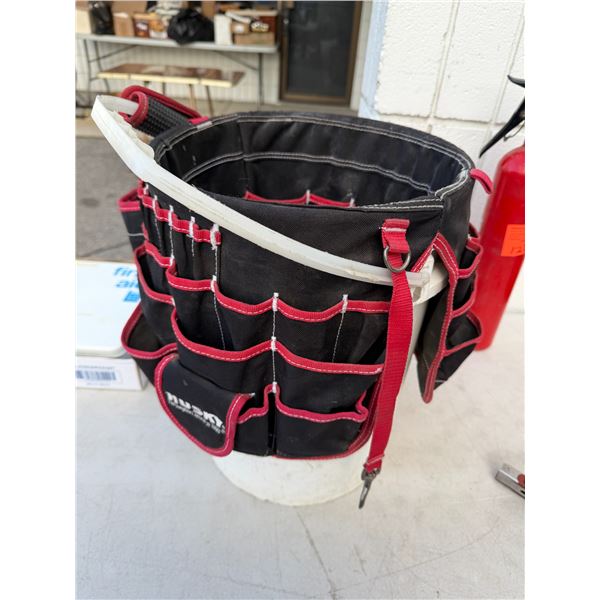 Husky tool pouch, and bucket