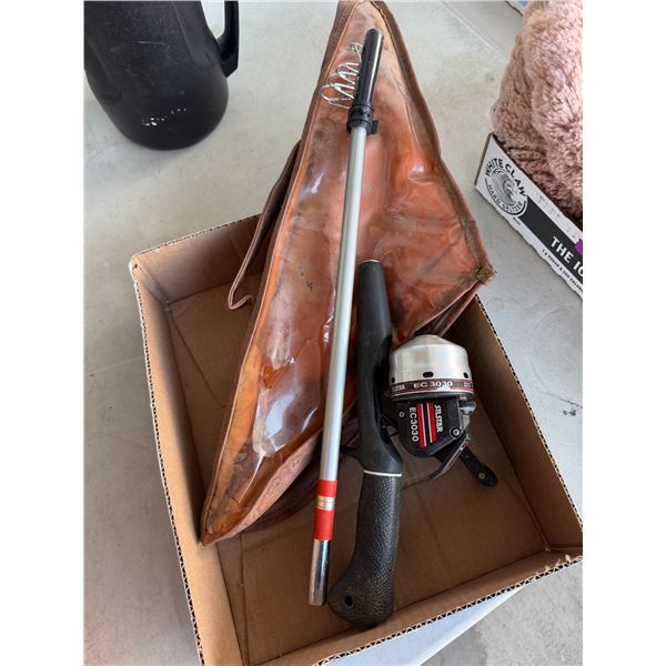 Fishing rod and real