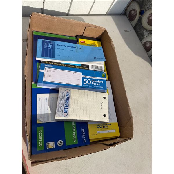 Receipt books