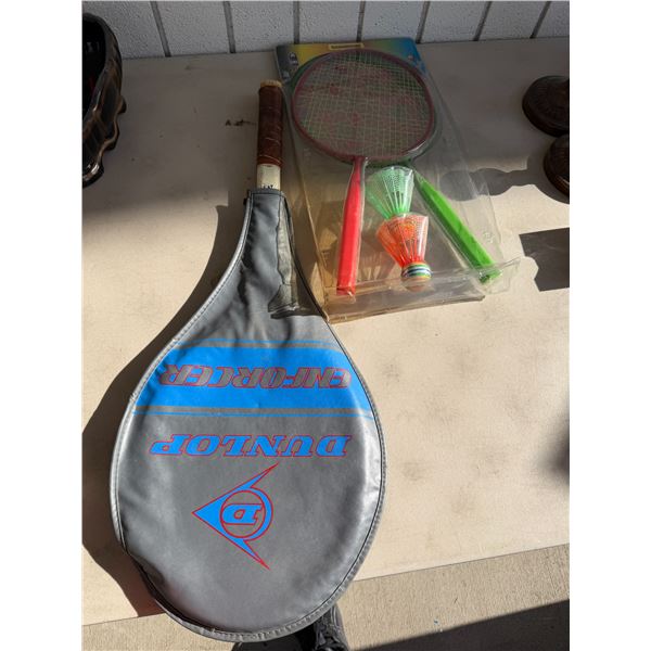 Badminton and other rackets