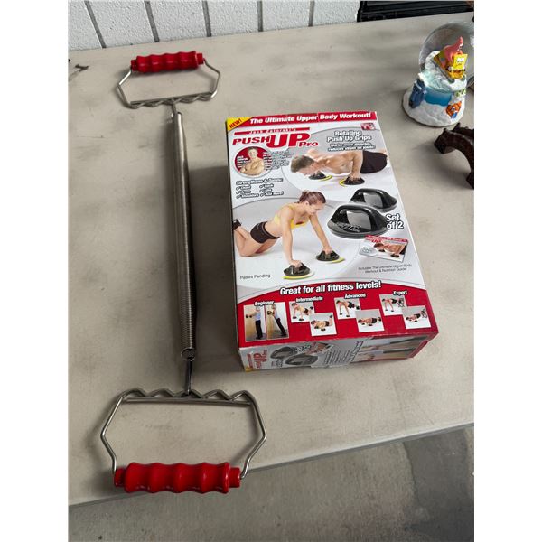 Push-up pro rotating push-up grips and other exercise item