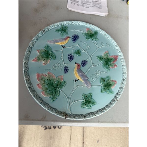 West German decor plate 12 inches round