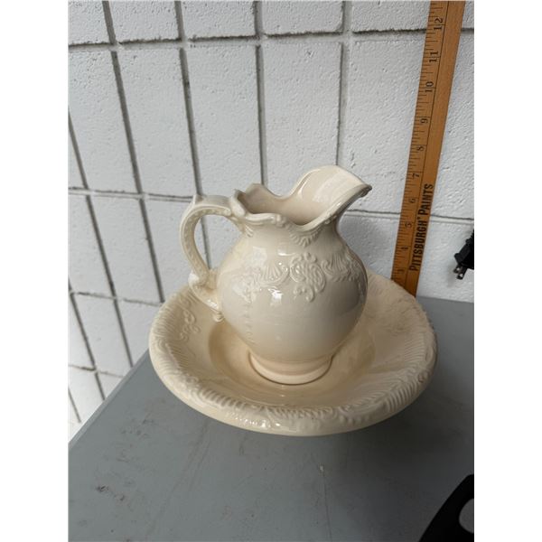 PITCHER and bowl