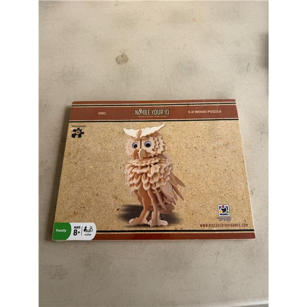 Noodle your IQ 3-D wood puzzle
