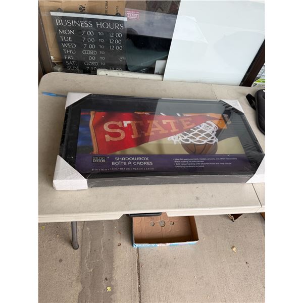 Shadowbox 31" x 16" x 1.5" deep