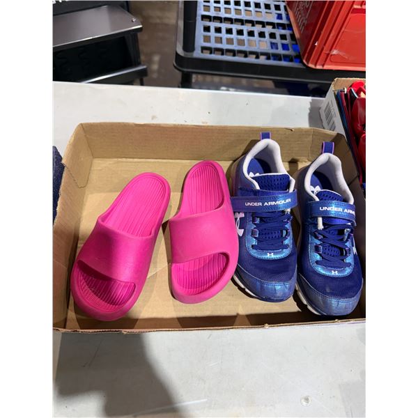 Under Armour shoes and sandals size 3Y