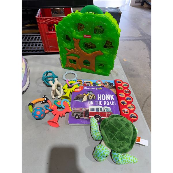 Toys and book