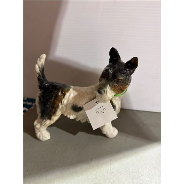 Karl Ens 1940's fox terrier german repaired leg
