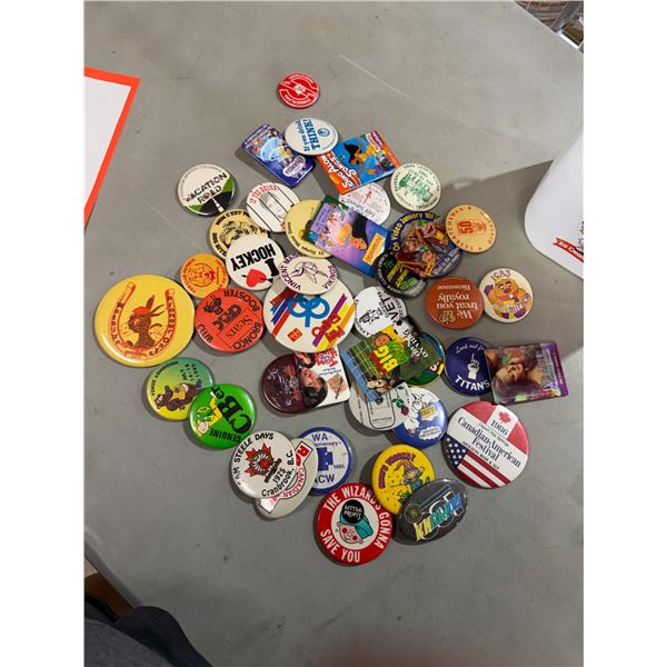 Vintage badges