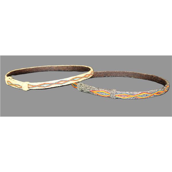 2 Deer Lodge Hitched Horse Hair Hat Bands