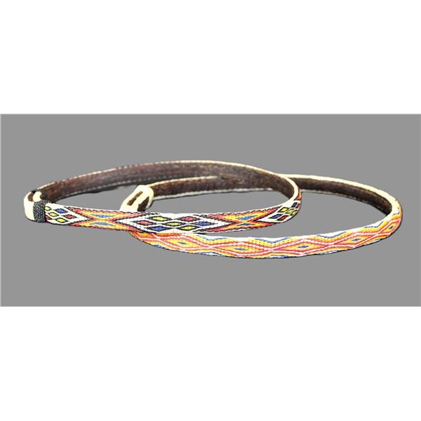 2 Deer Lodge Hitched Horse Hair Hat Bands