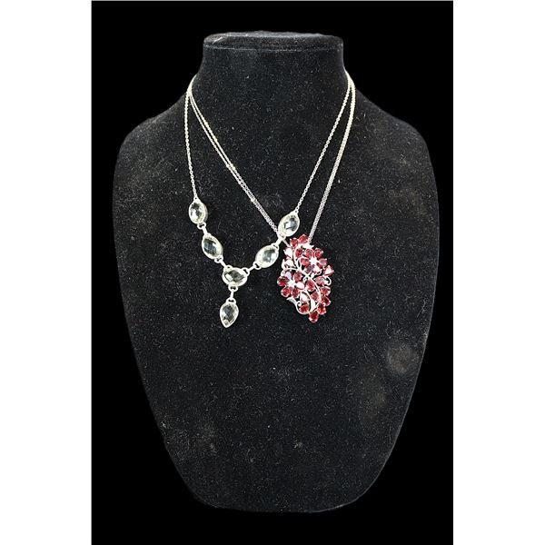 2 Marked .925 Sterling Necklaces