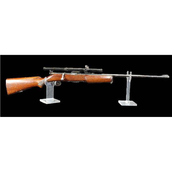 Wards Westernfield Model 17 Bolt Action Rifle- .22 S-L-LR- 24" Barrel- Checkered- Wards Model 10 Sco