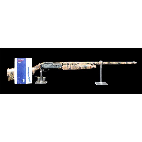 Winchester Model 1200 Pump Action Shotgun- 12ga- 28" Ventilated Ribbed Barrel- Checkered- Camo Tape-