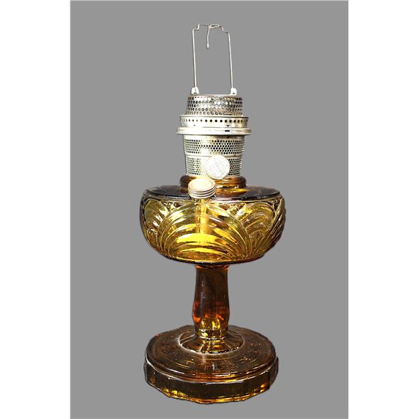 Amber Aladdin Oil Lamp