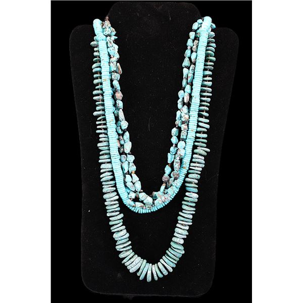 3 Turquoise Necklaces