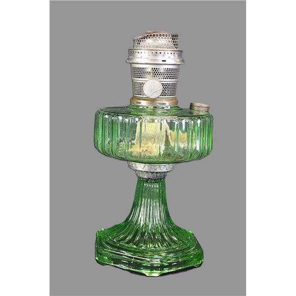 Green Aladdin Oil Lamp