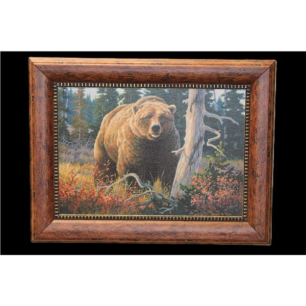 Brent R Todd Grizzly Bear Giclee Print- 26" X 20"