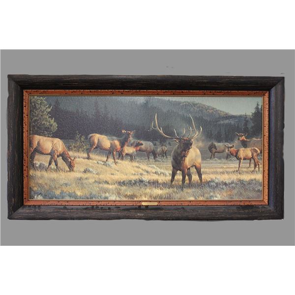 Signed And Numbered Nancy Glazier Giclee- "Rocky Mountain Meadow"- 30/250- Certificate Of Authentici