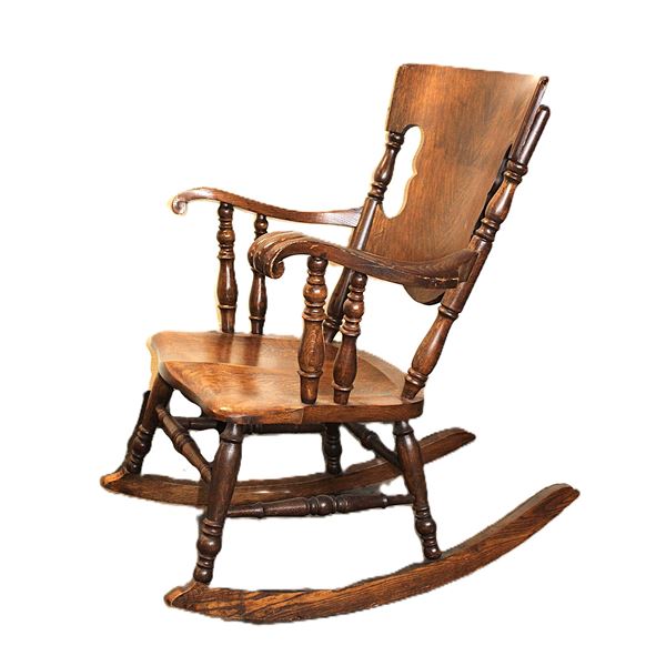 Oak Rocker- 36" X 23"