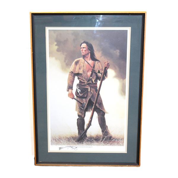 Signed And Numbered David Wright Artist Proof- " The Scout"- 31/100- 1993- 33" X 23"